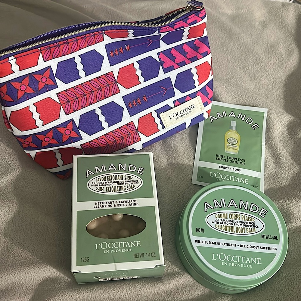New L’Occitane skincare and bag